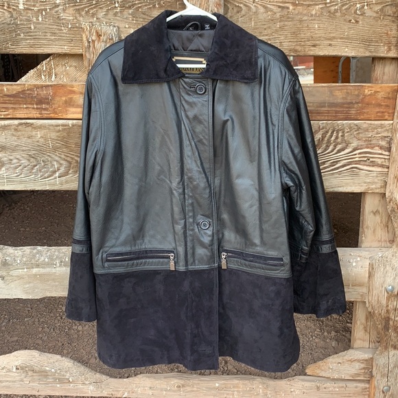 Vintage Leather/Suede Jacket - Picture 4 of 13